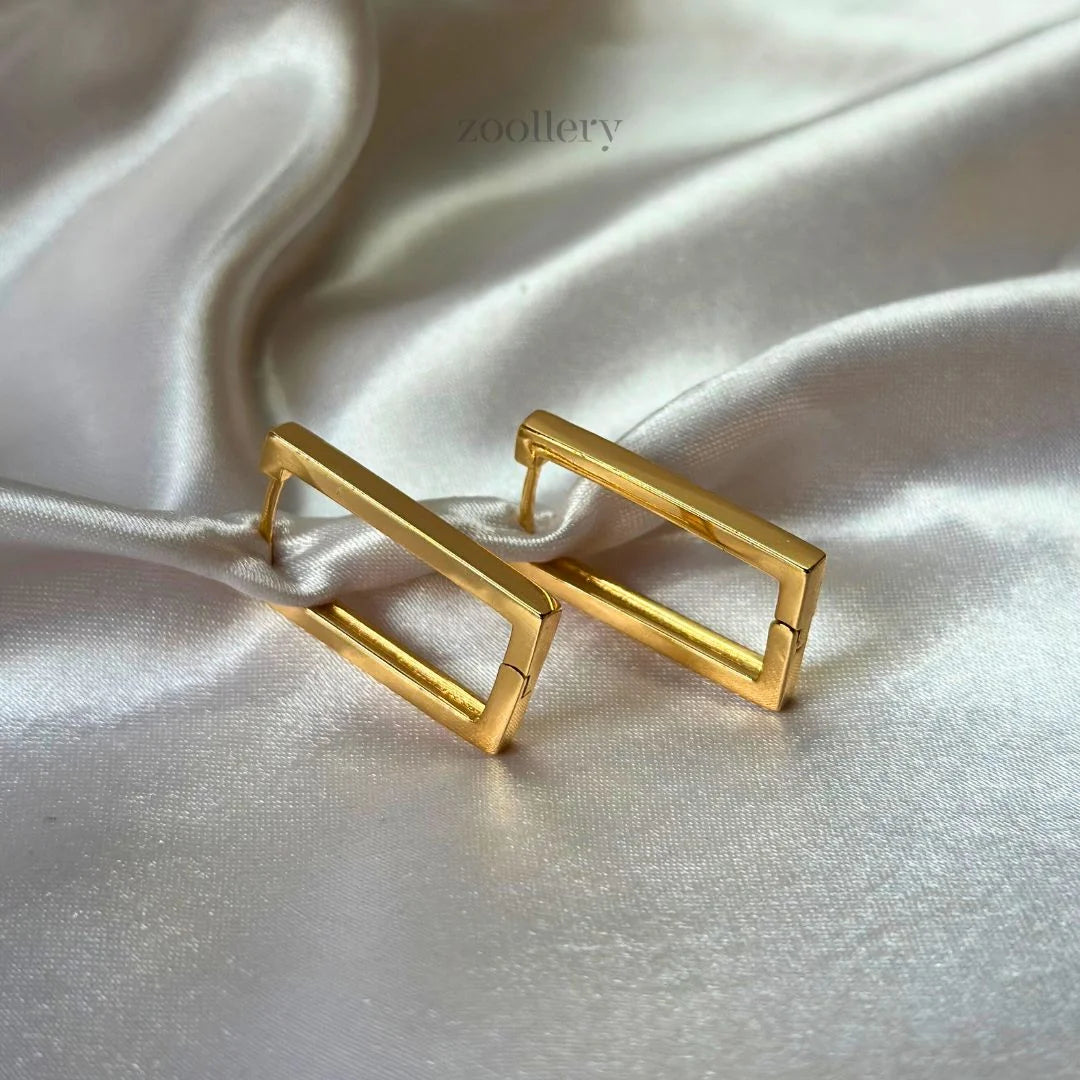 Rectangle Frame Earrings