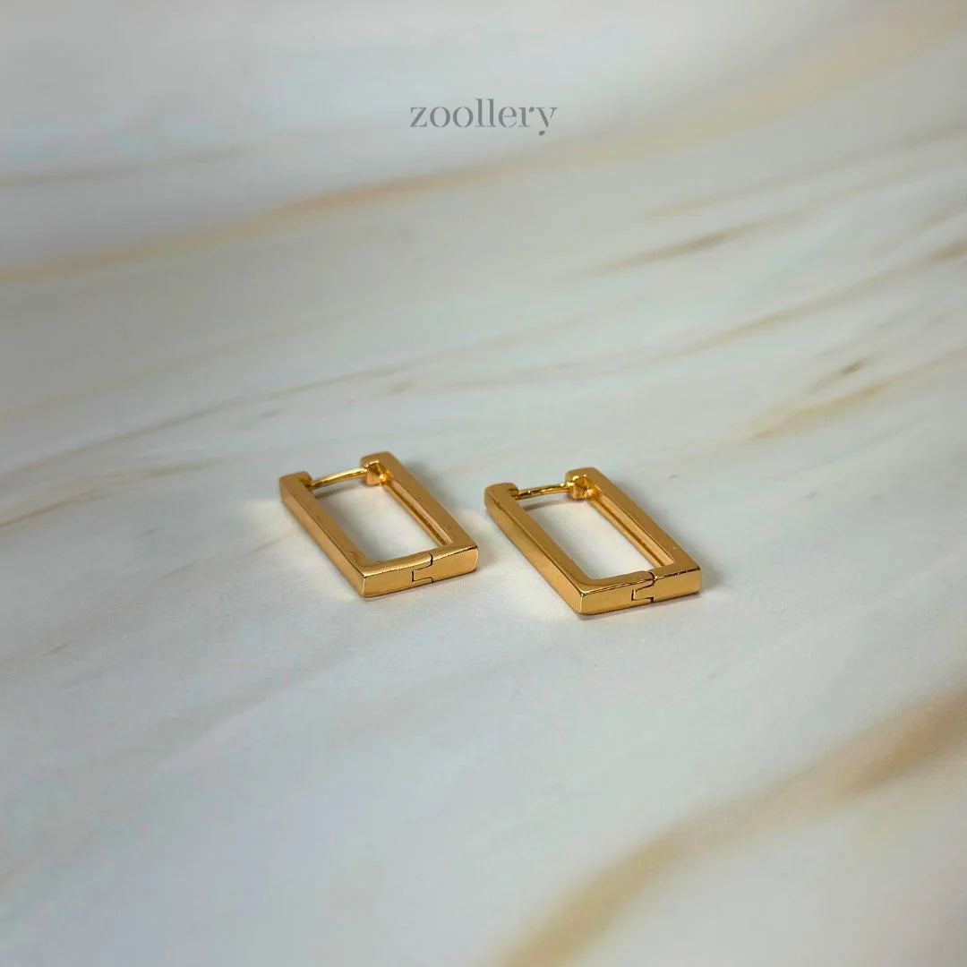 Rectangle Frame Earrings