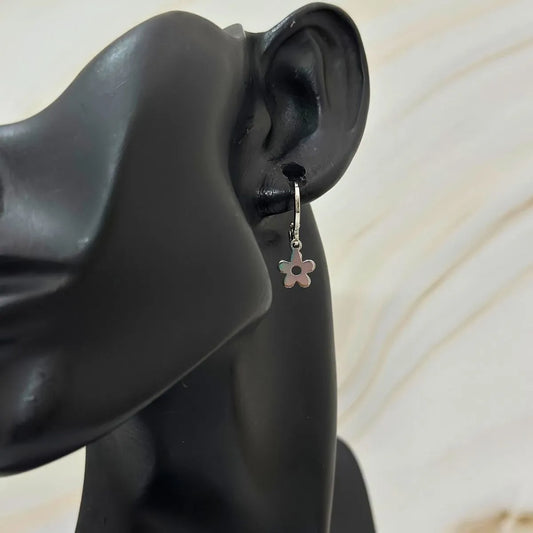 Silver Flower Drops