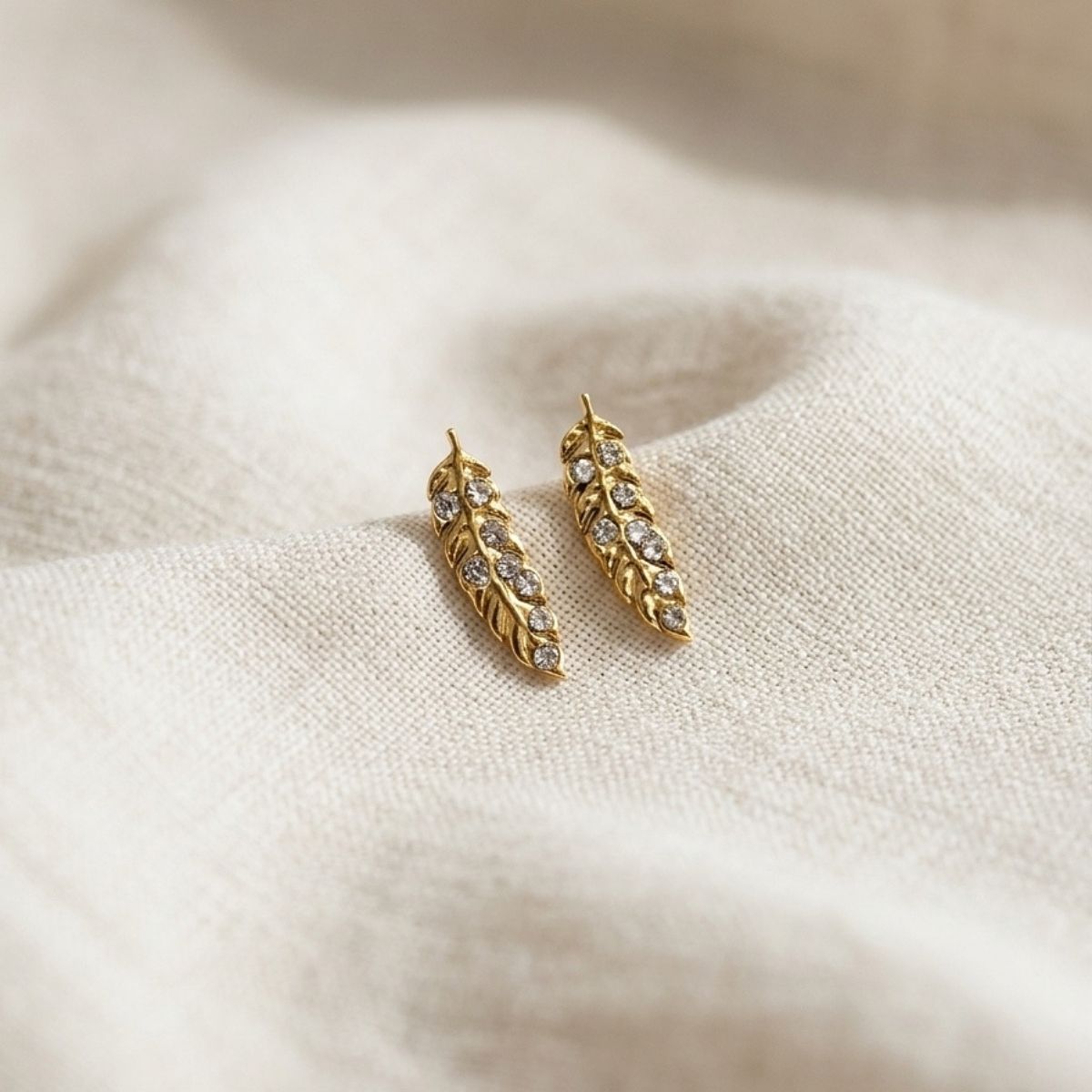 Feather Dew Studs