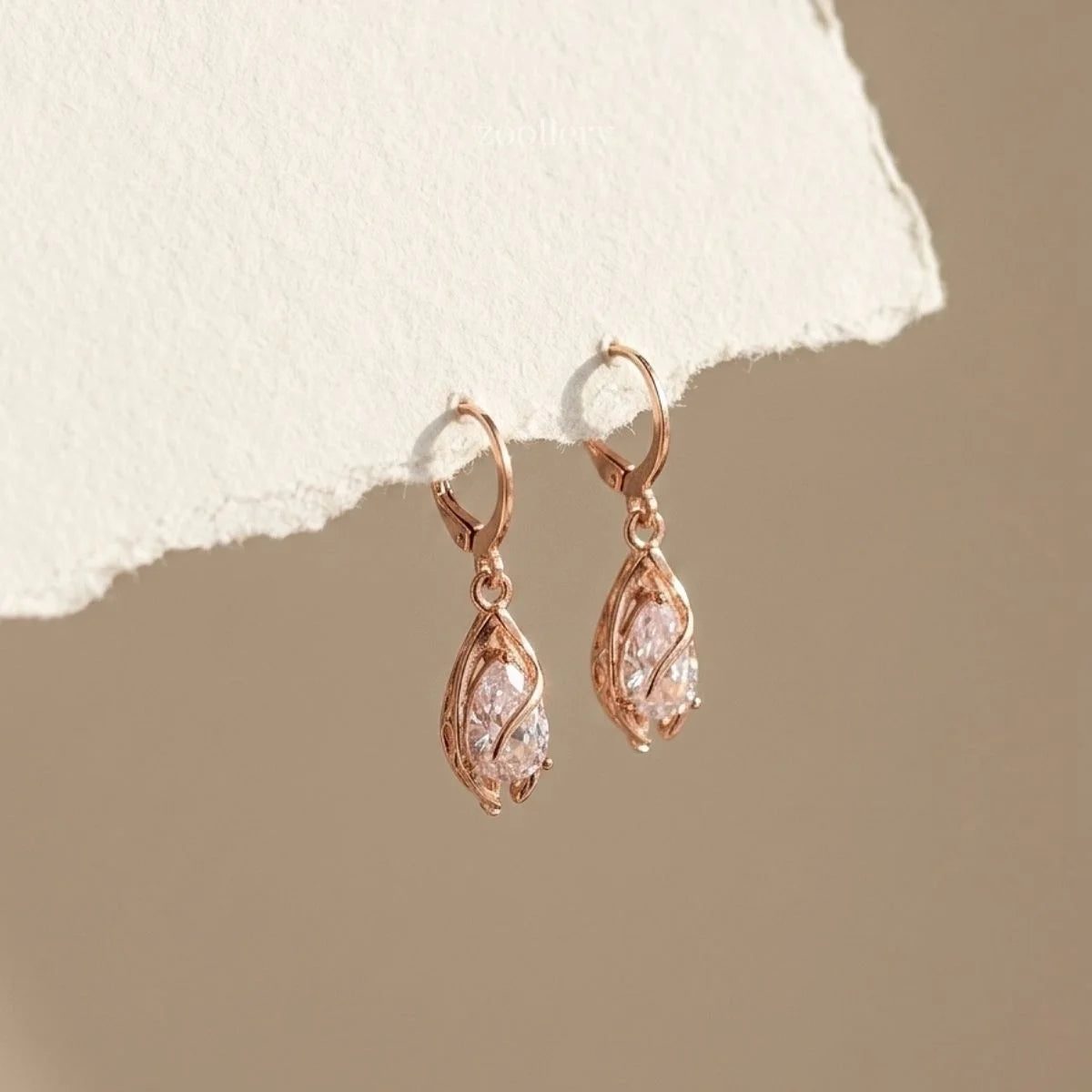 Rosy Spiral Charms