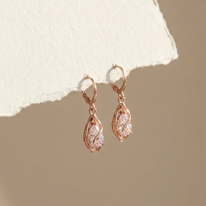 Rosy Spiral Charms
