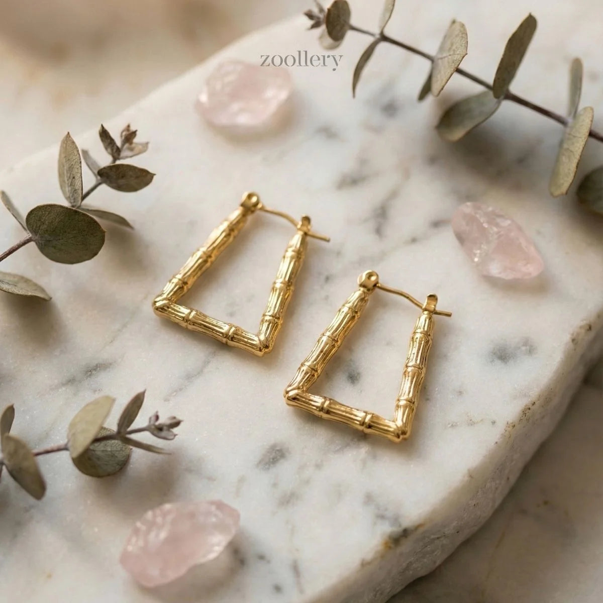 Bamboo Frame Hoops