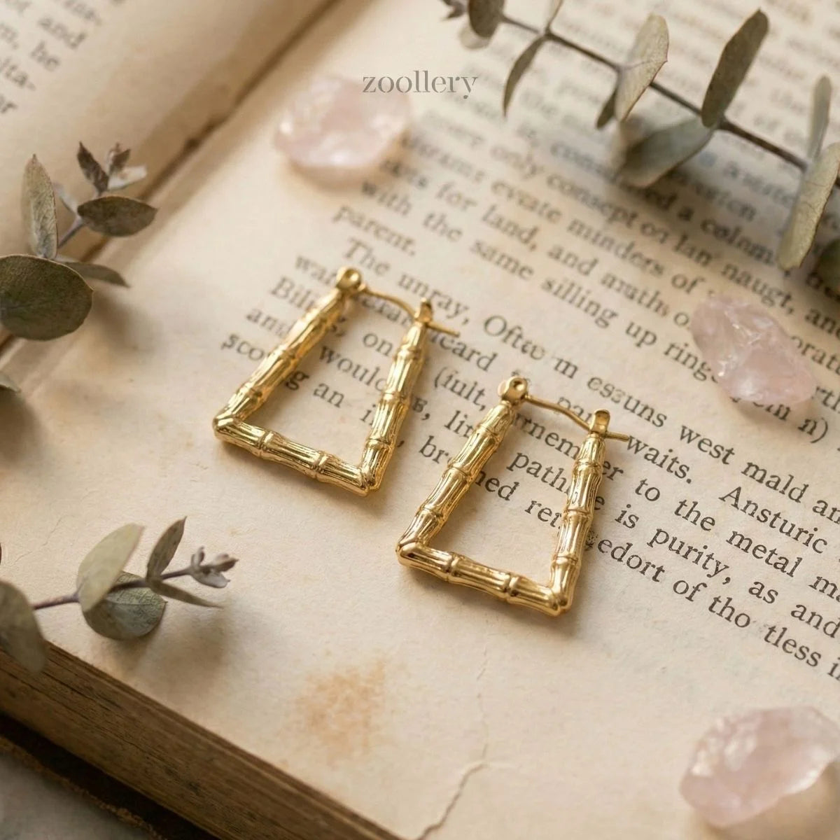 Bamboo Frame Hoops