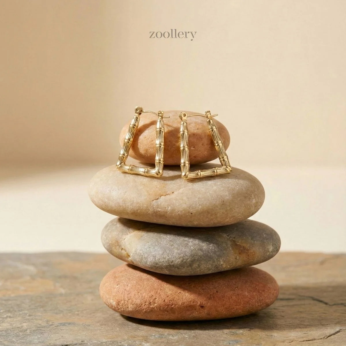 Bamboo Frame Hoops