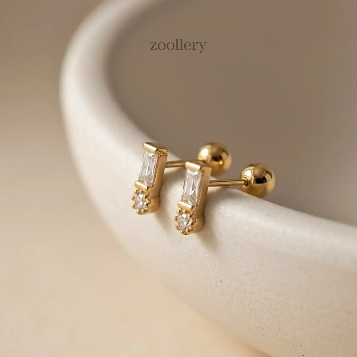 Crystal Duo Studs