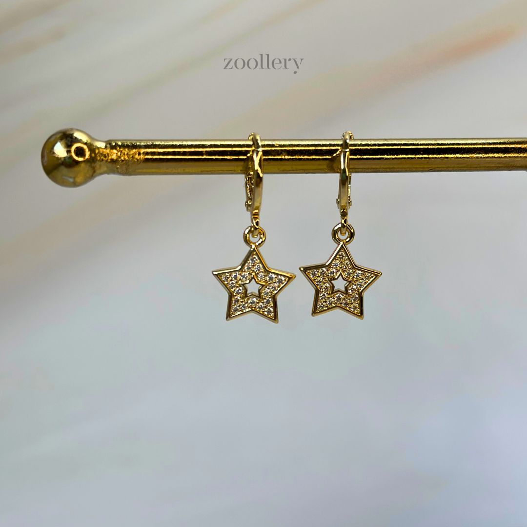 Sparkling Star Earrings