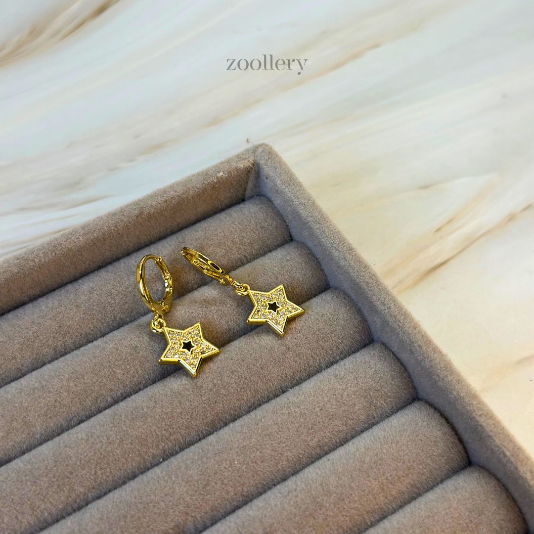 Sparkling Star Earrings