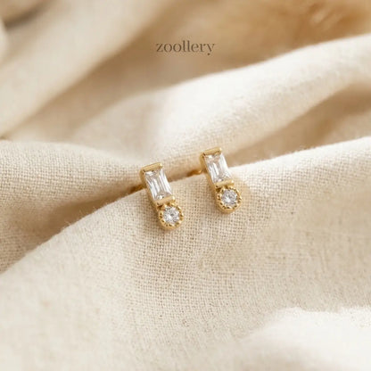 Crystal Duo Studs