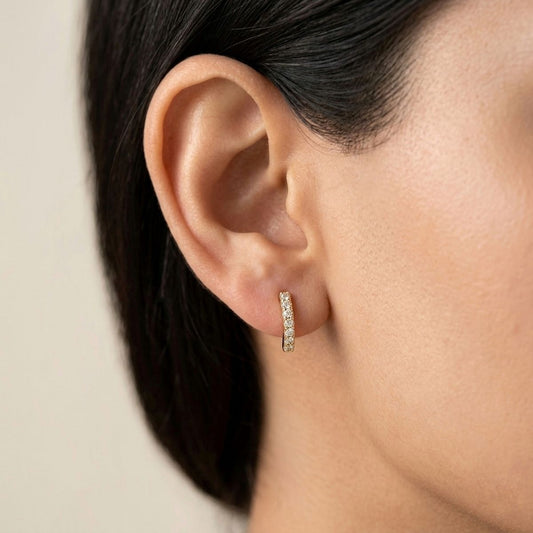Iced Out Arc Studs