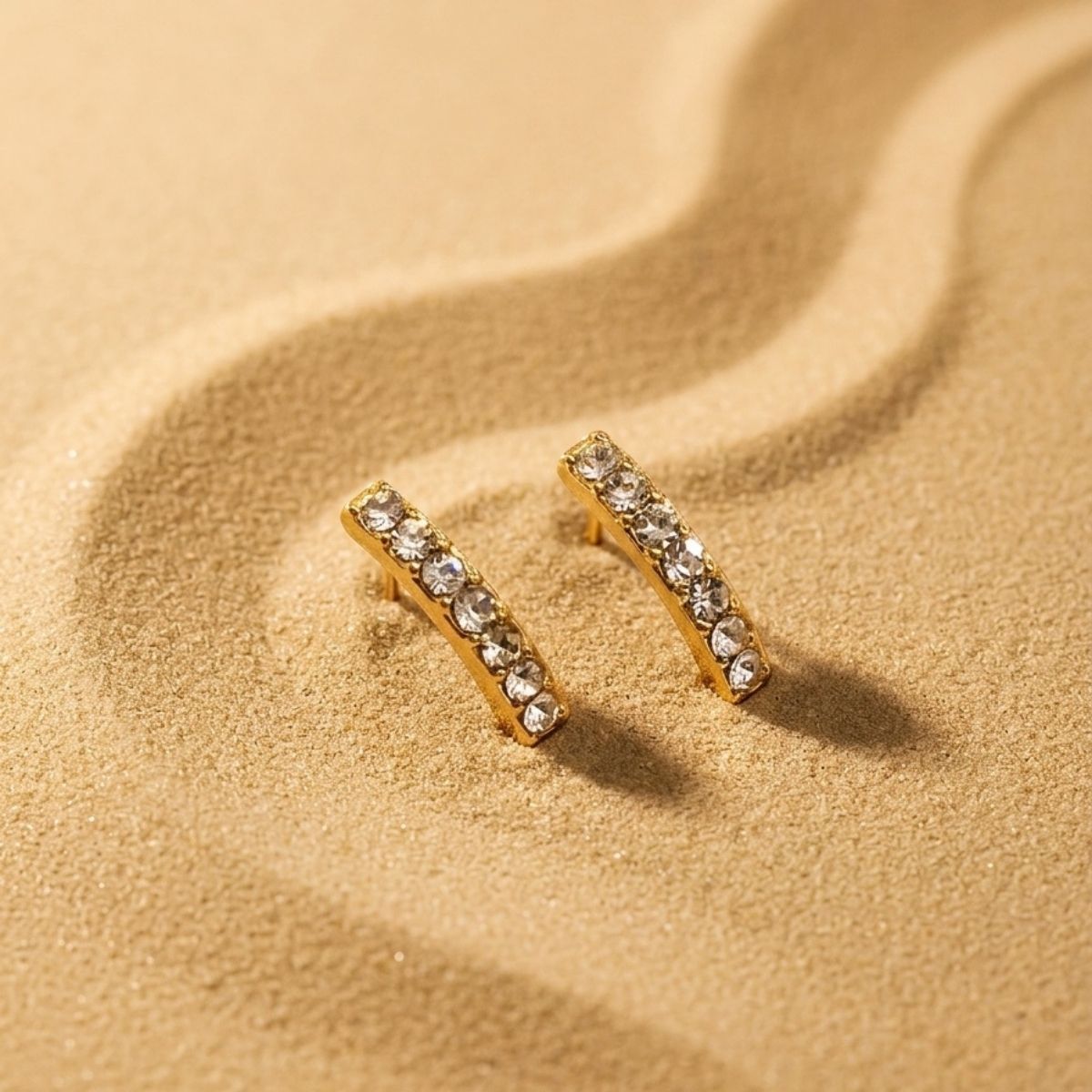 Iced Out Arc Studs