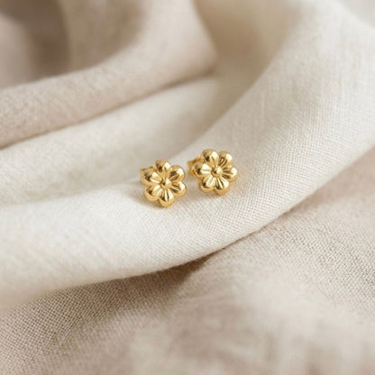 Petal Puff Studs