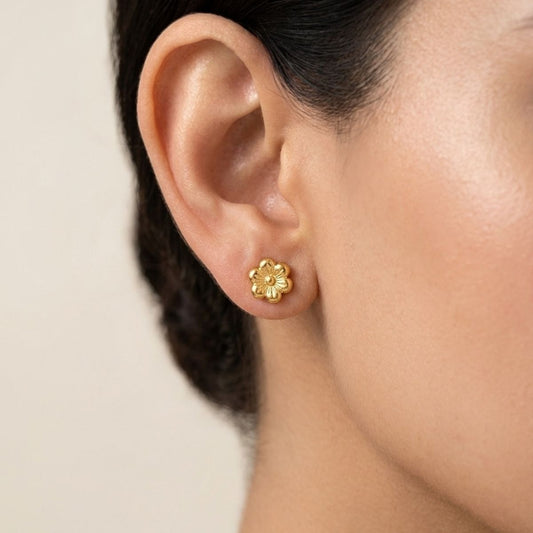 Petal Puff Studs