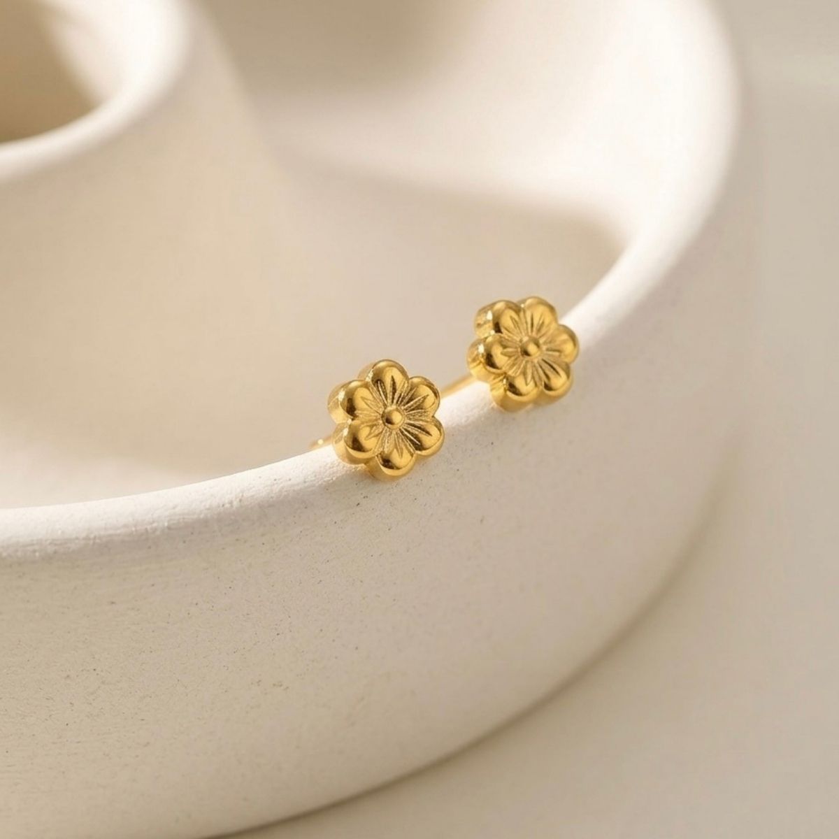 Petal Puff Studs