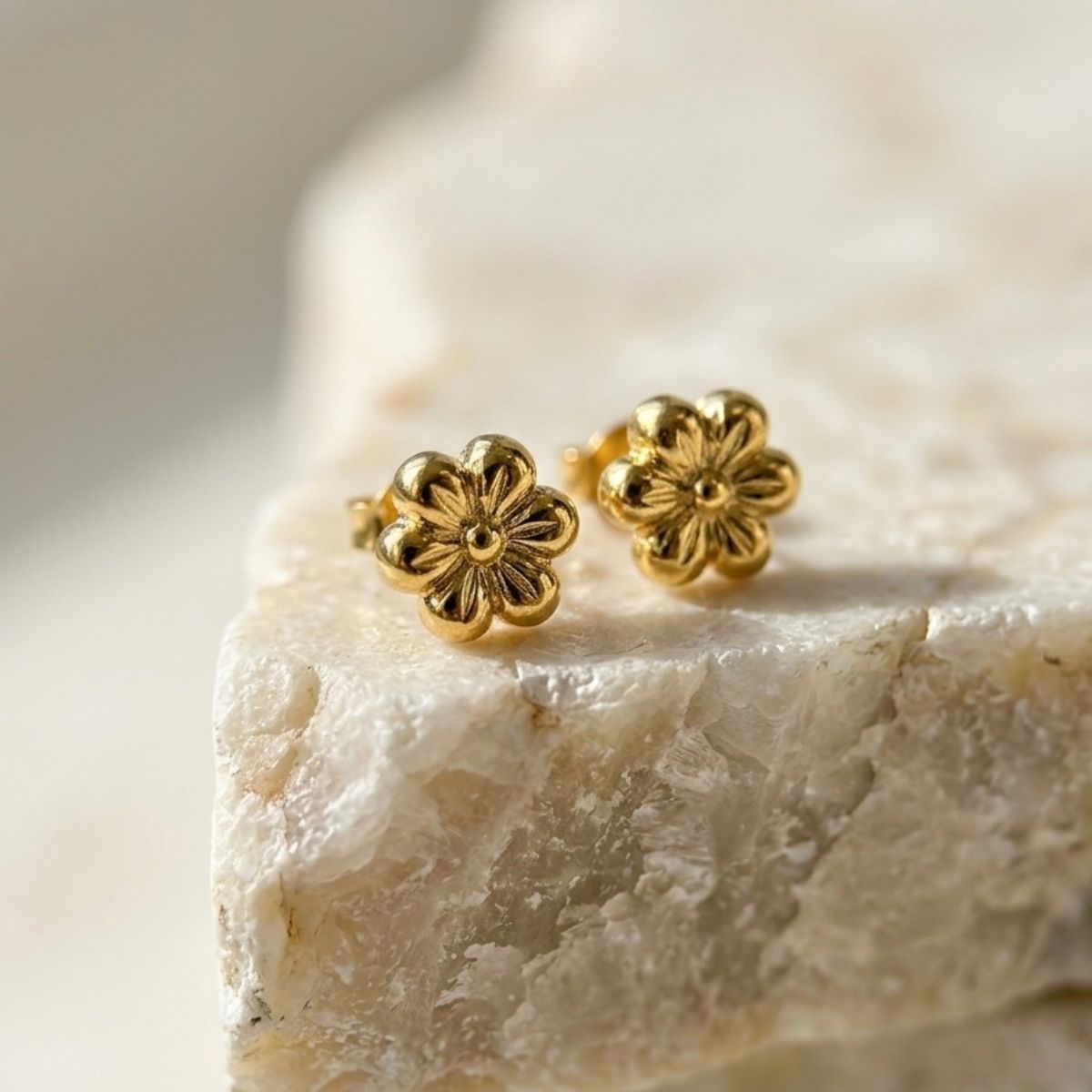Petal Puff Studs
