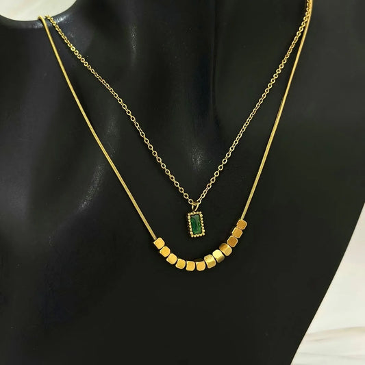 Verde Layered Necklace