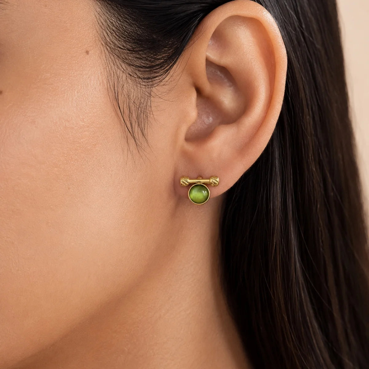 Moss Glow Studs