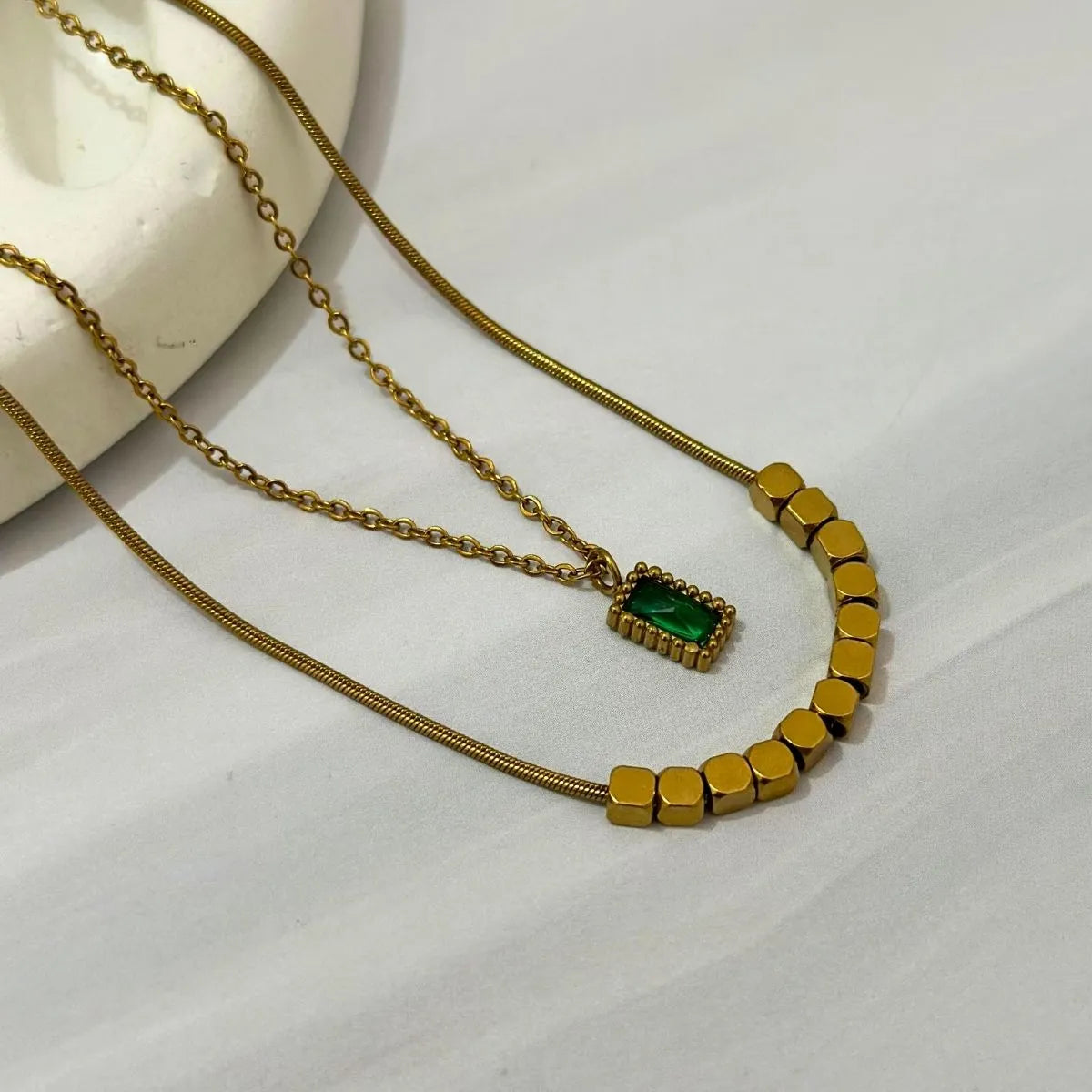 Verde Layered Necklace