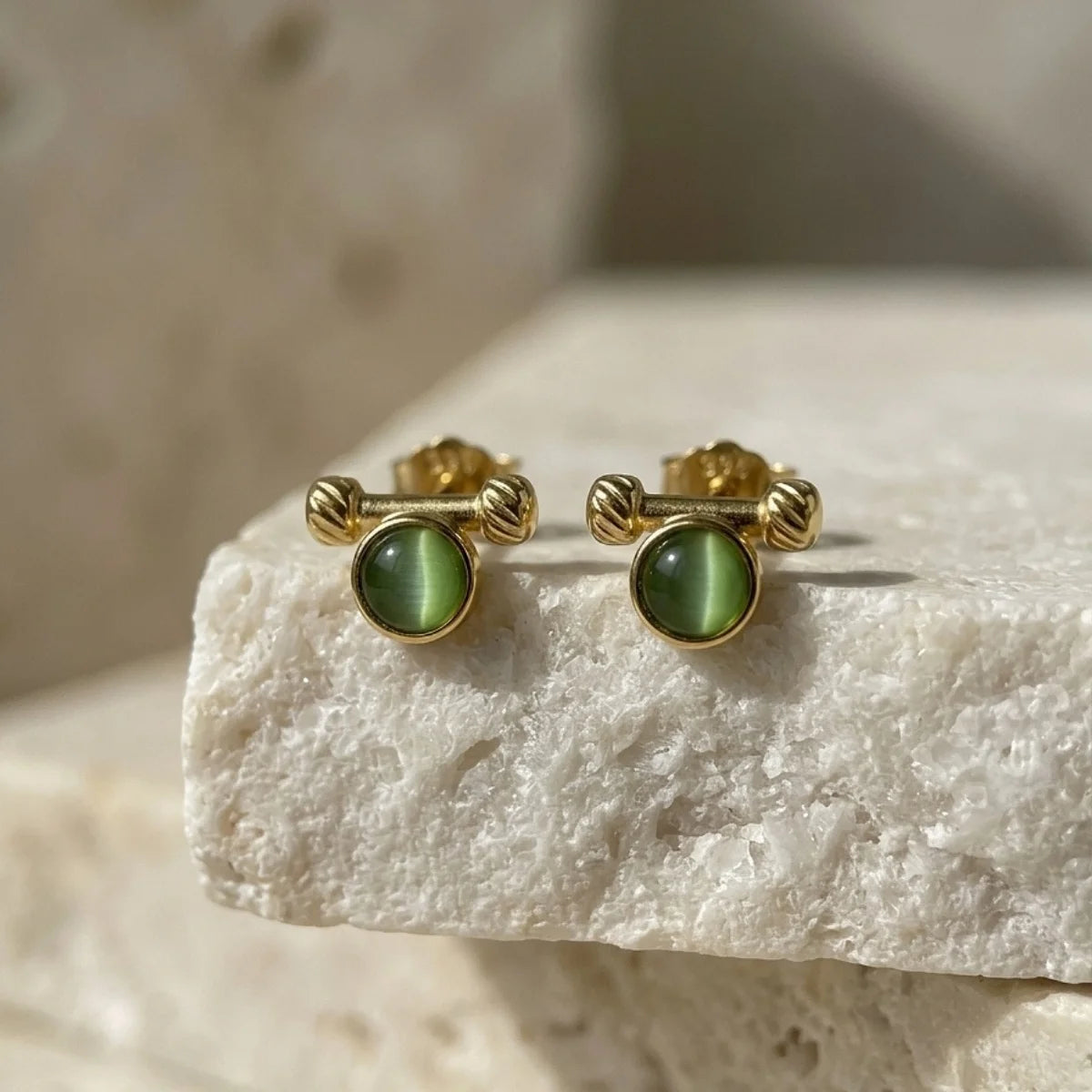 Moss Glow Studs