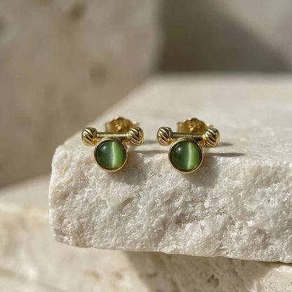Moss Glow Studs