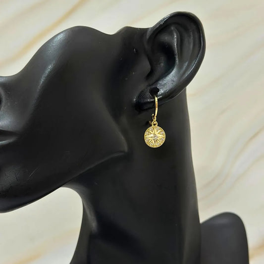 Cosmic Medallion Earrings