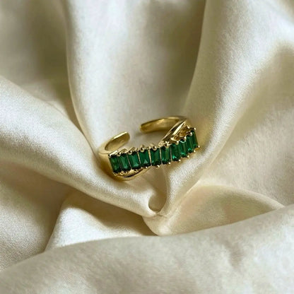 Jade Current Ring