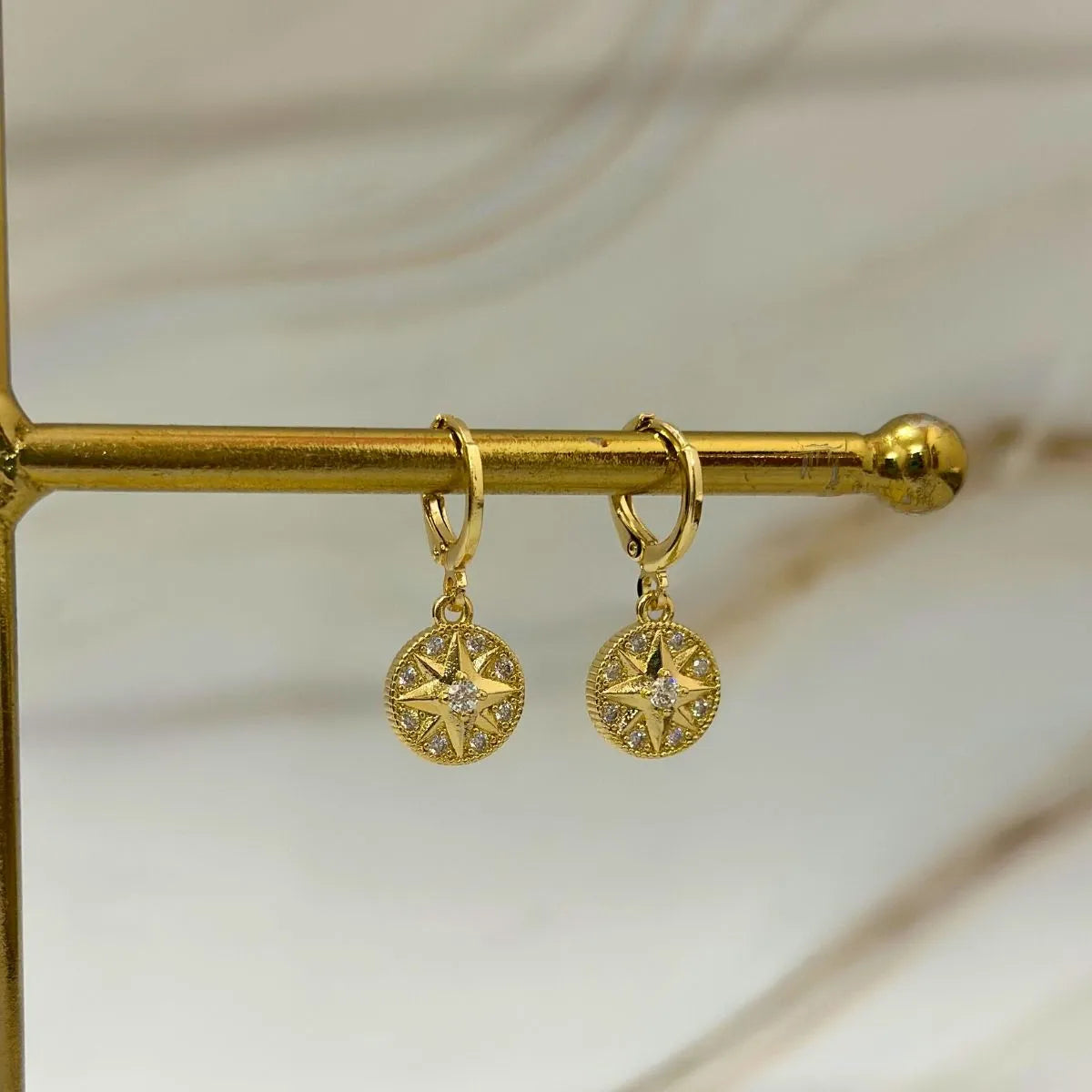 Cosmic Medallion Earrings