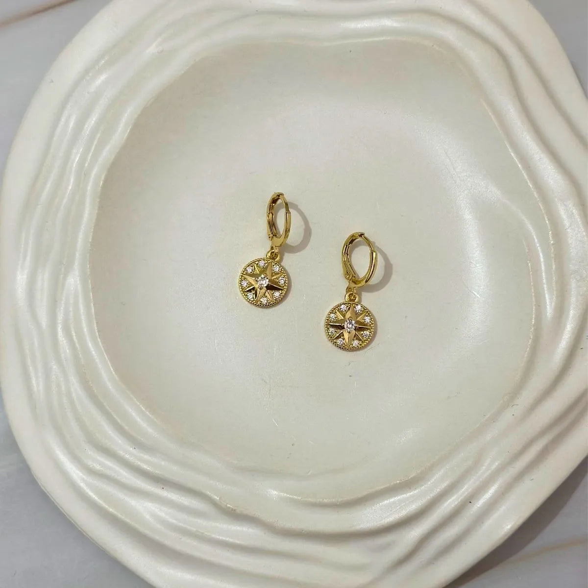 Cosmic Medallion Earrings