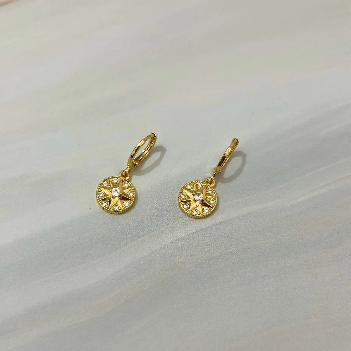 Cosmic Medallion Earrings