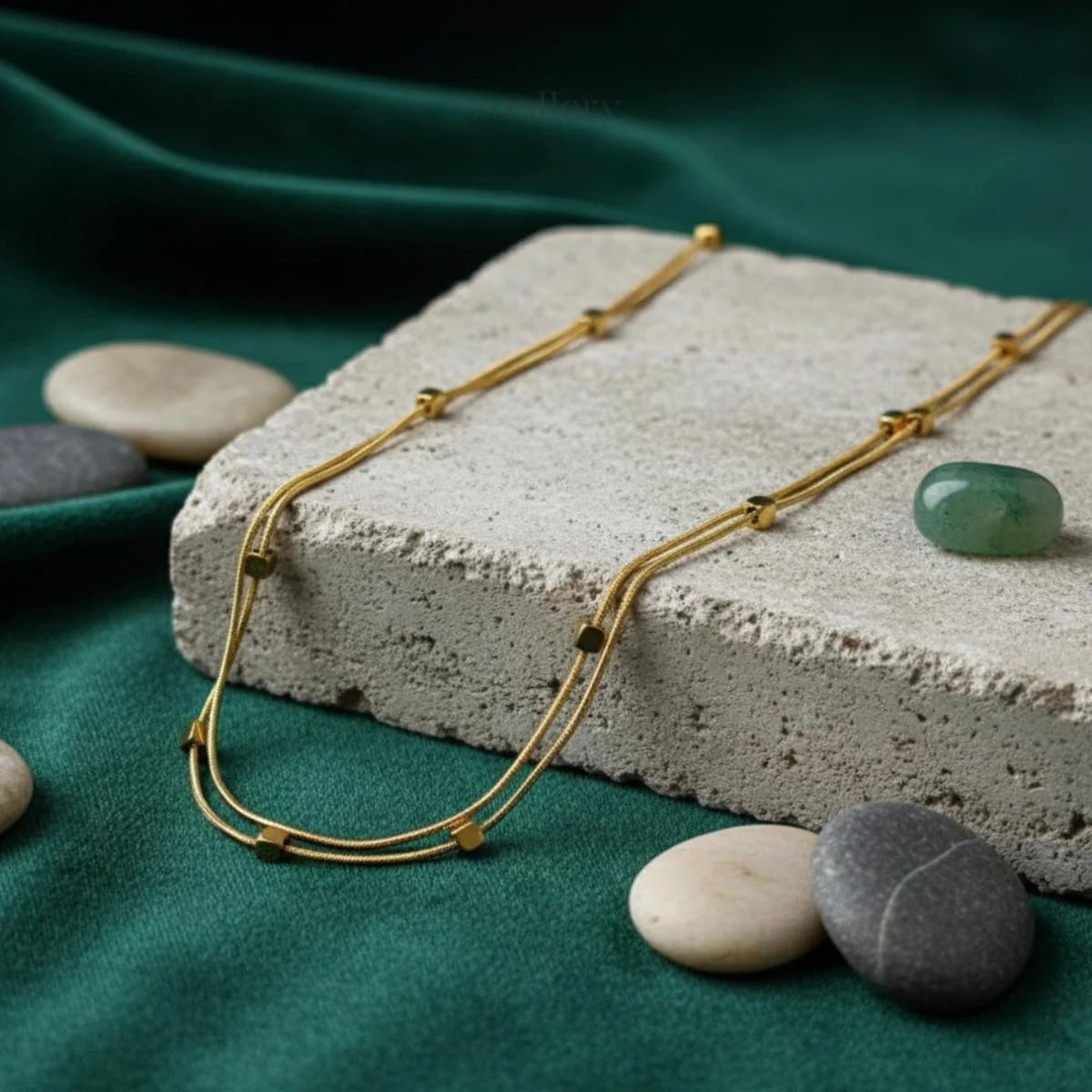 18K Dotline Necklace