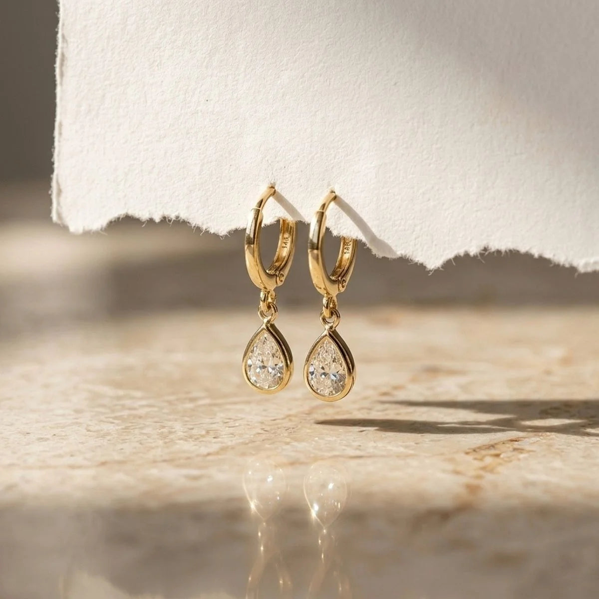 Classic Crystal Drops (Gold)